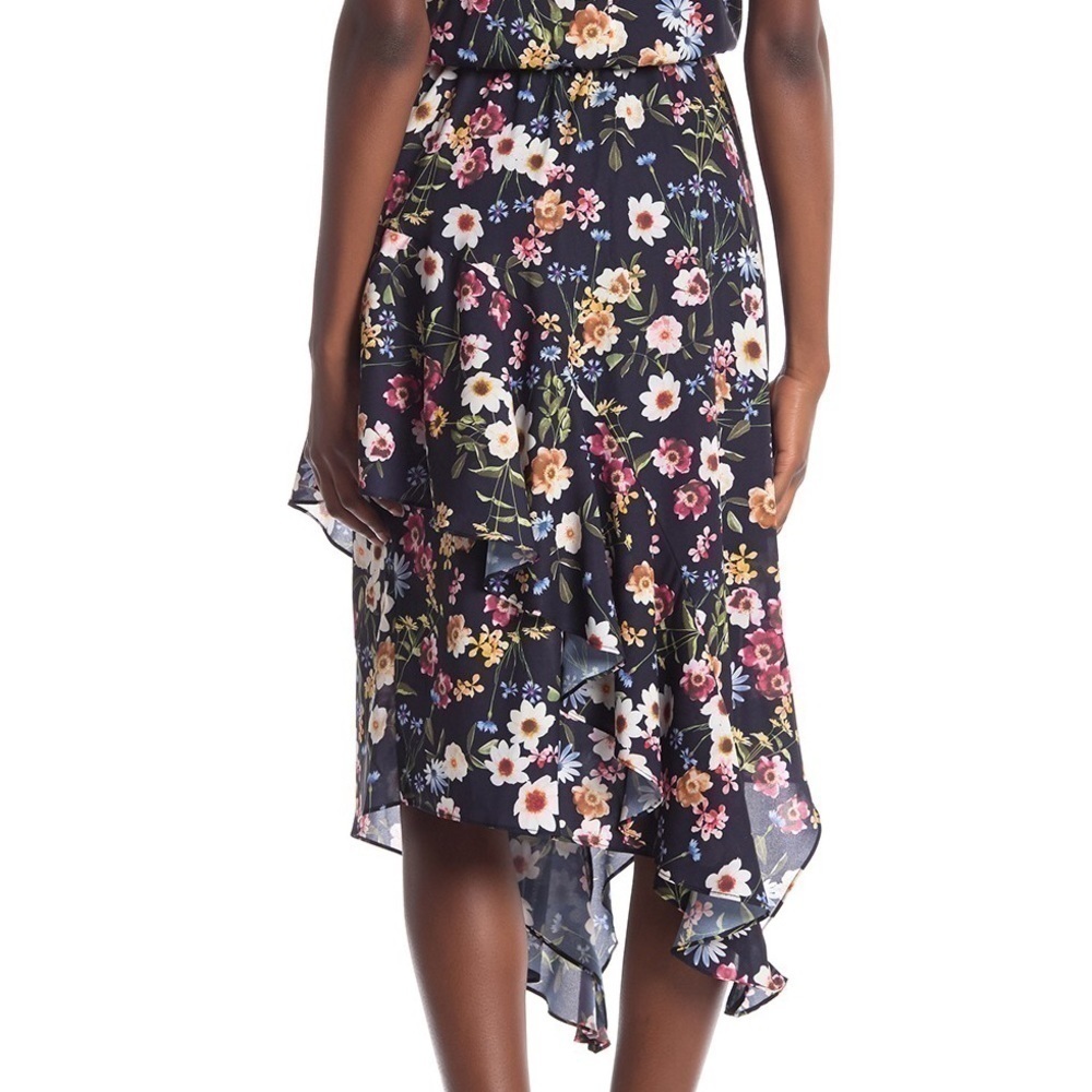 Parker High Neck Asymmetrical Maxi Dress - Picture 6 of 6